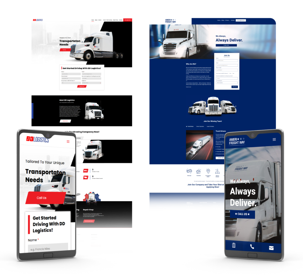 Build brand awareness with beautiful and responsive website.