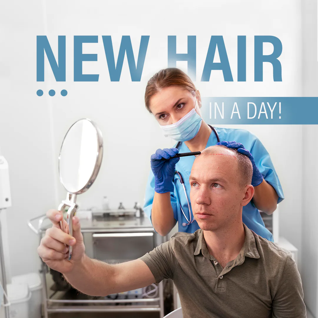 hair institute social media feed presentation