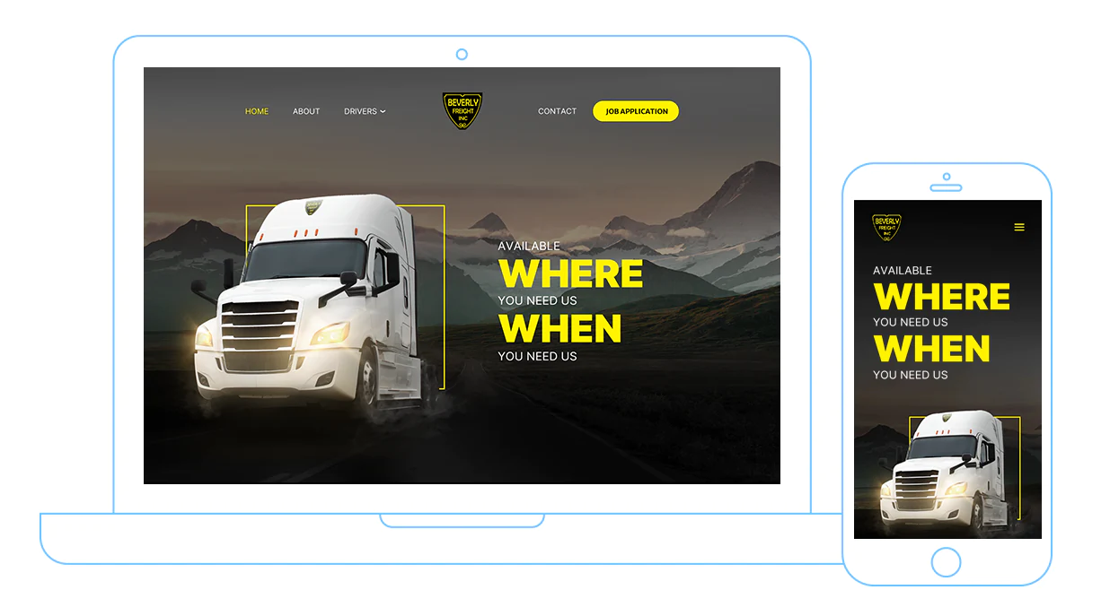 ma team website design