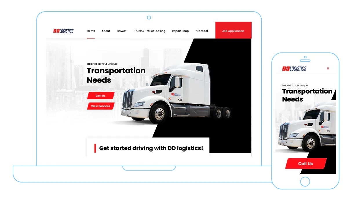 ma team website design