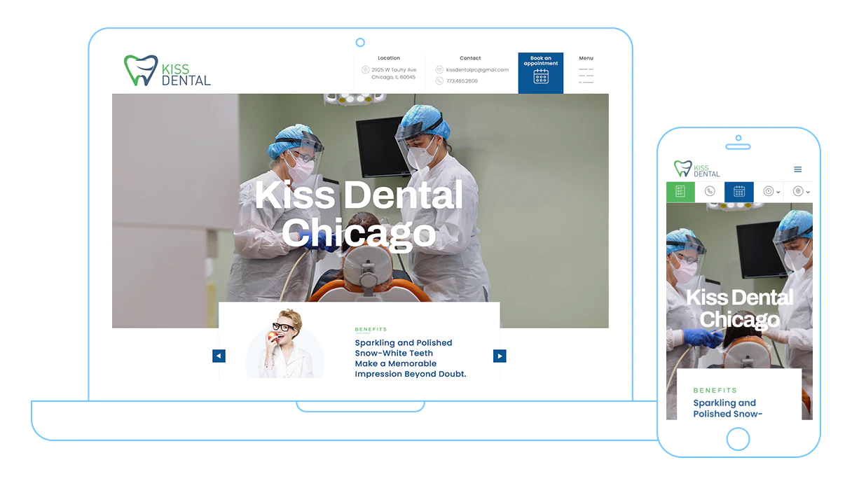ma team website design