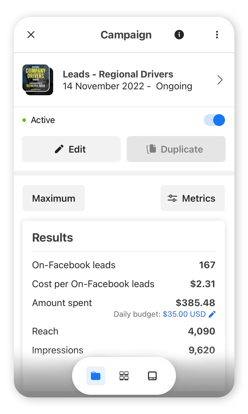 Regional Driver Leads