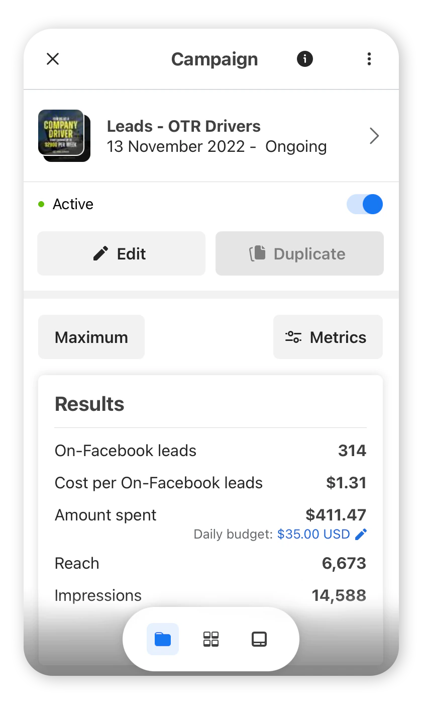 Over the Road Driver Leads