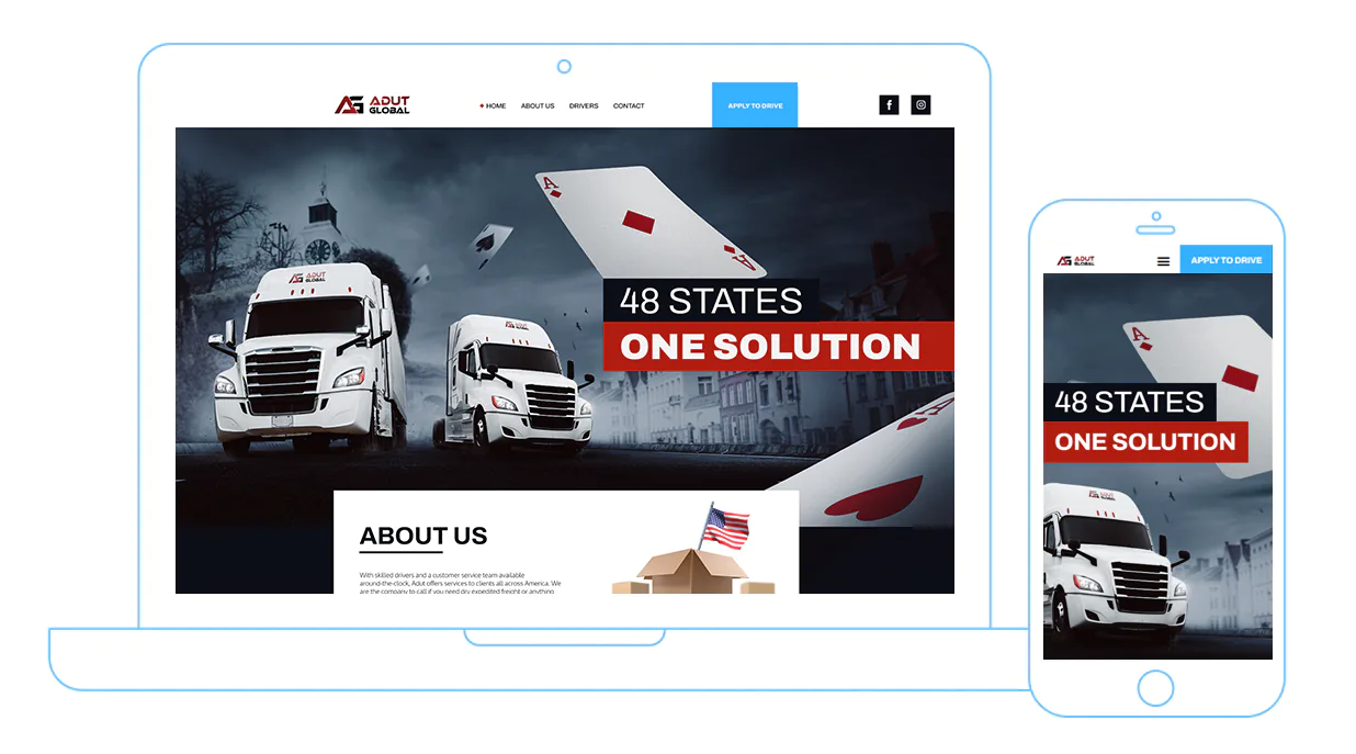 ma team website design